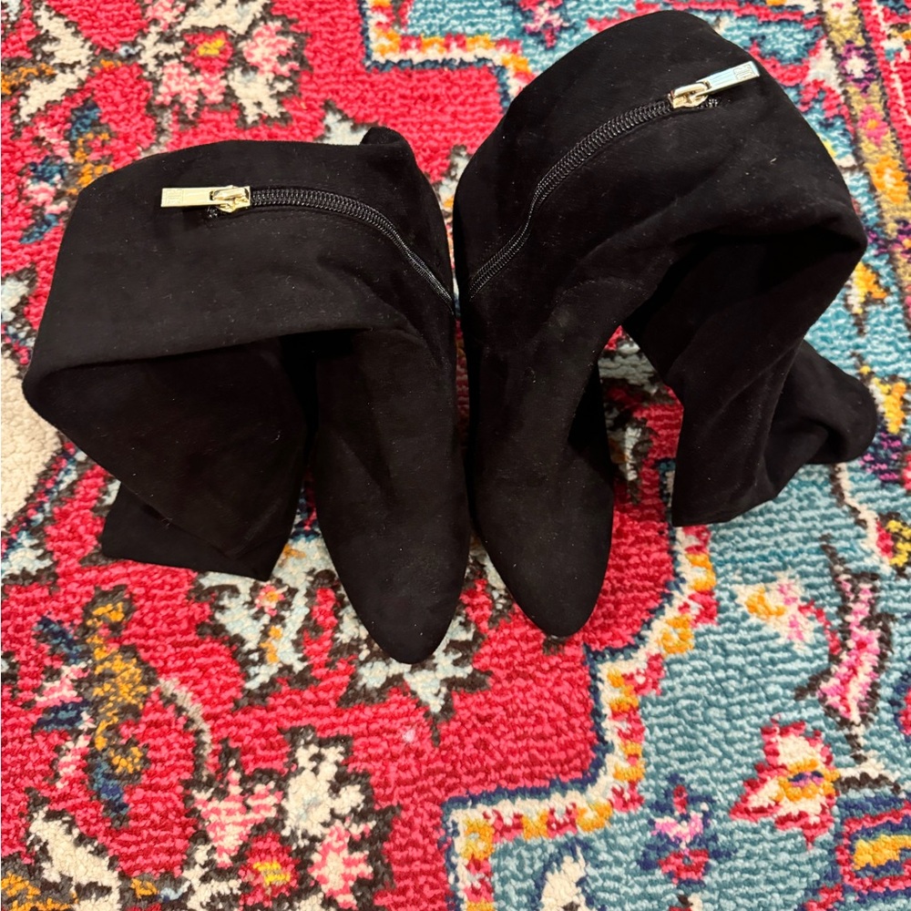 Ivanka Trump black suede over the knee boot size 7.5